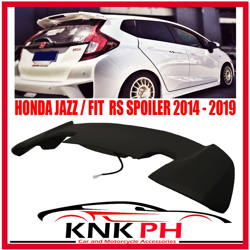 Honda Jazz Fit 2014 2019 RS Style Spoiler Rear Wing Tail GK5 JDM ABS