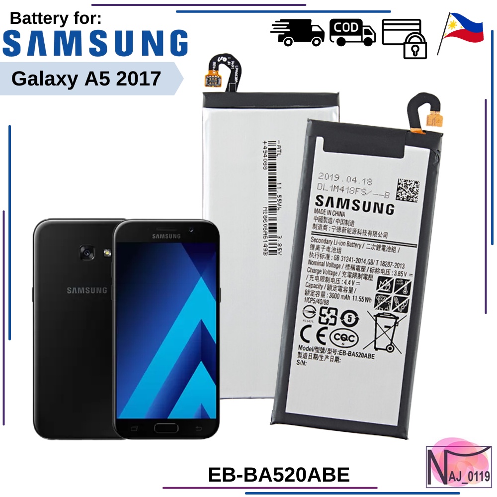 Samsung Galaxy A Battery Model Eb Ba Abe Original High