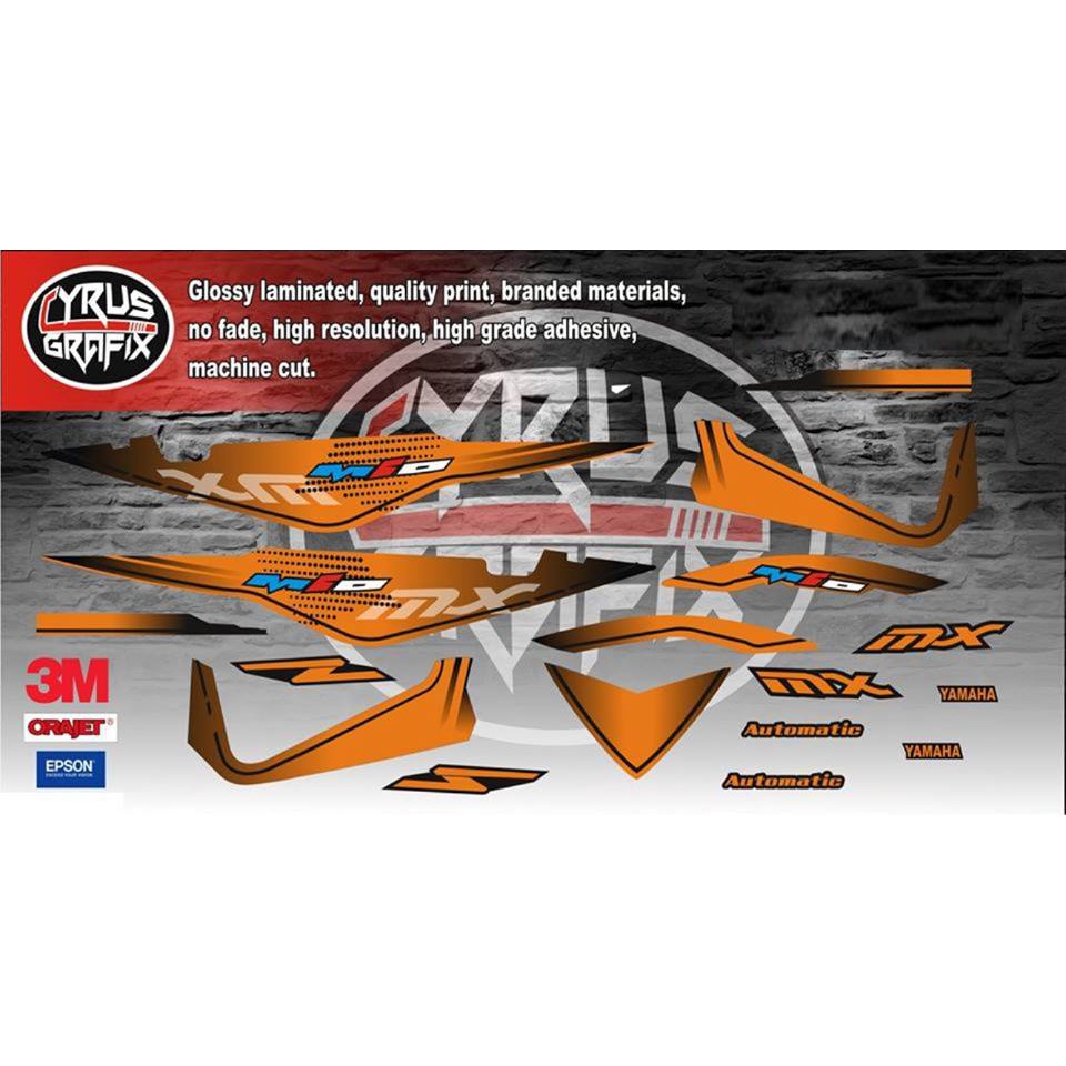 Mio Soul Stock Glossy Decals Shopee Philippines