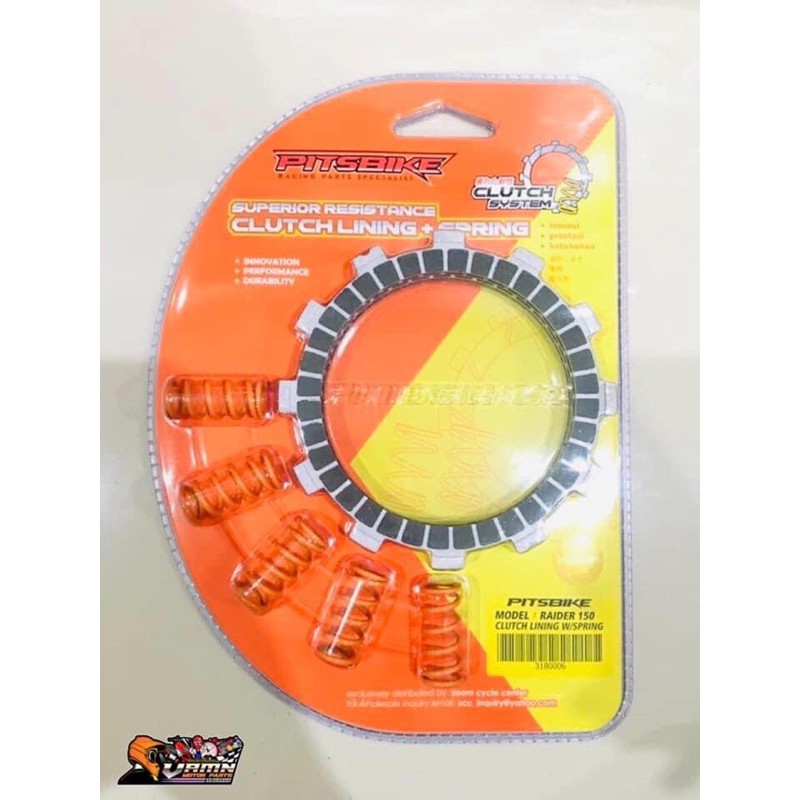 Pitsbike Racing Clutch Lining With Spring Raider150 Raider150 Fi