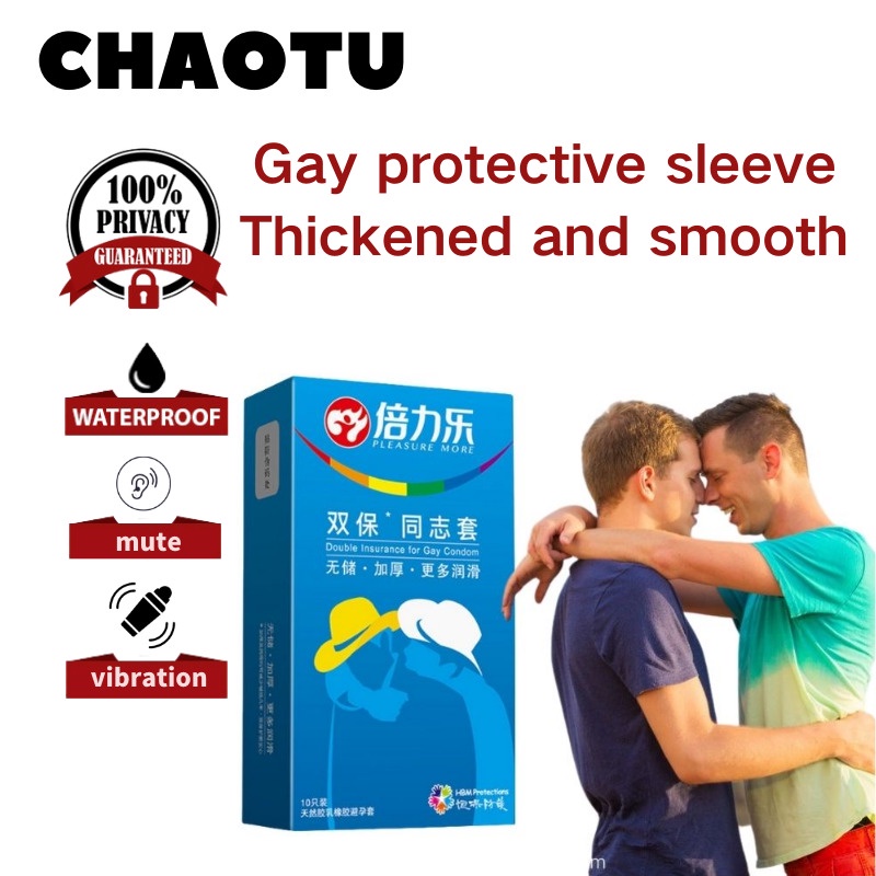 0 68mm Thick Condoms For Gays No Teat End Condom For Anall Sex Dildo