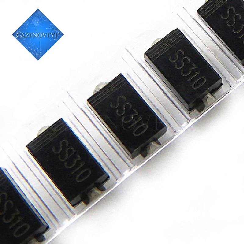 100pcs Lot SS310 SR3100 SMD SR310 Schottky Barrier Rectifier Diode 3A