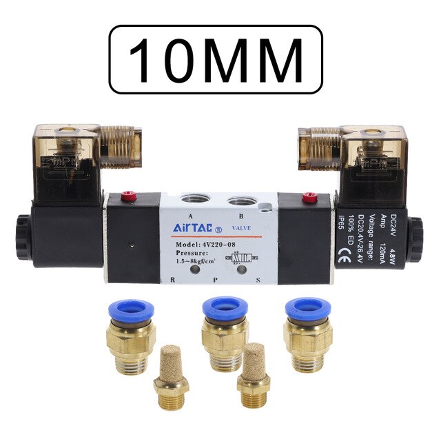 Airtac V Way Position Pneumatic Solenoid Valve Dc V