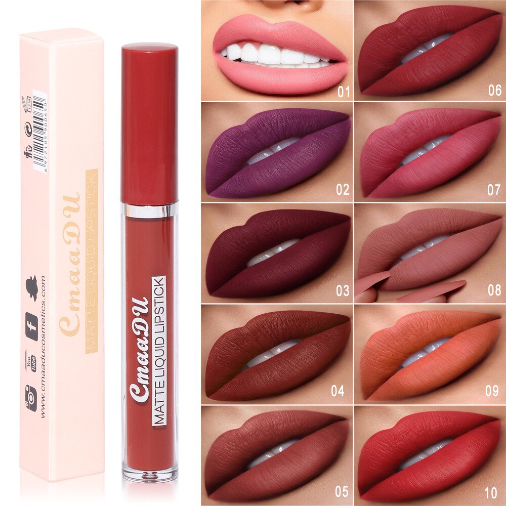 Spot Cmaadu Colors Matte Lip Gloss Lip Beauty Velet Nude