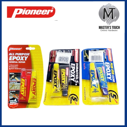 PIONEER EPOXY PLUS FIVE CLEAR ALL PURPOSE DURASTEEL Shopee Philippines