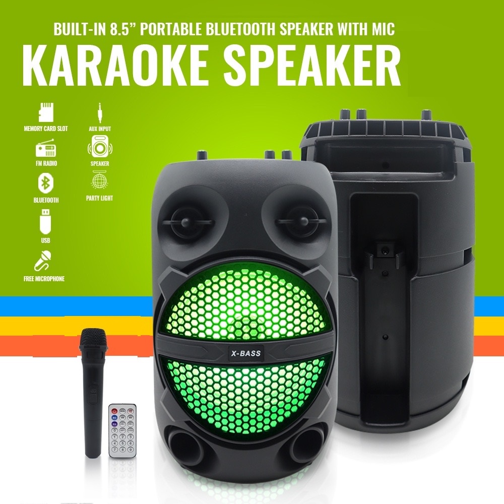 Pinsan K Inch Super Bass Portable Karaoke Wireless Bluetooth