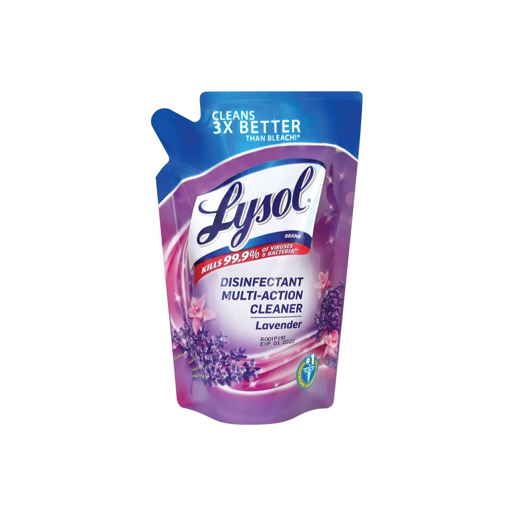 Lysol Multi Action Cleaner Antibacterial Lavender Scent Ml Shopee