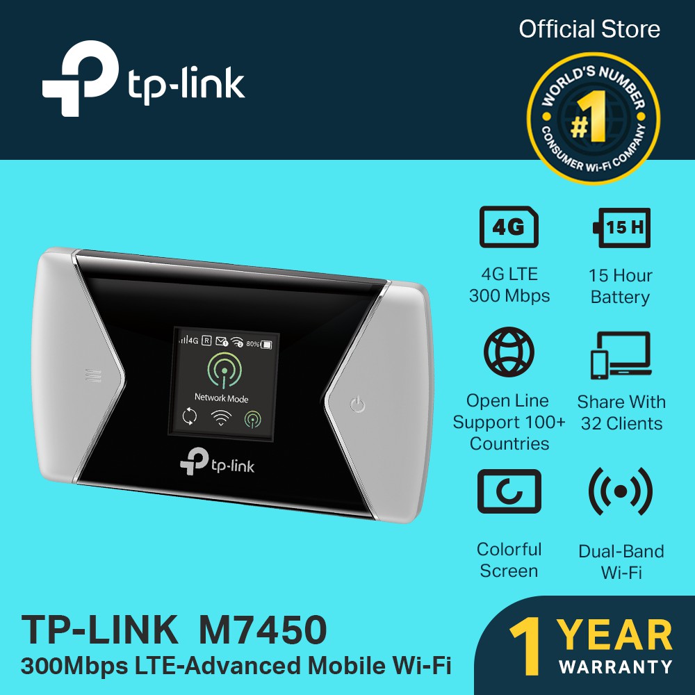 Tp Link M Mbps Lte Advanced Open Line Mobile Pocket Wi Fi