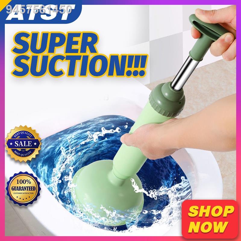 Atst Toilet Clean High Pressure Pump Cleaner Air Drain Blaster Plunger