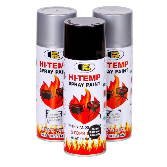 Bosny High Temperature And Hi Heat Spray Paints Stops Rust Heat