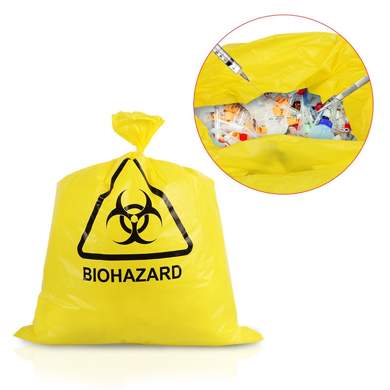 LBT 1 Piece AUTOCLAVABLE Biohazard Bag Medical Waste Bag Size