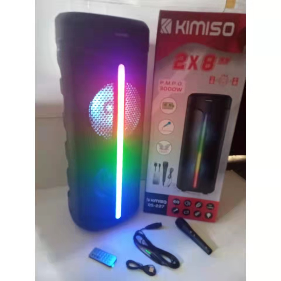 Rechargeable Wireless Bluetooth Karaoke Speaker With FREE MICROPHONE