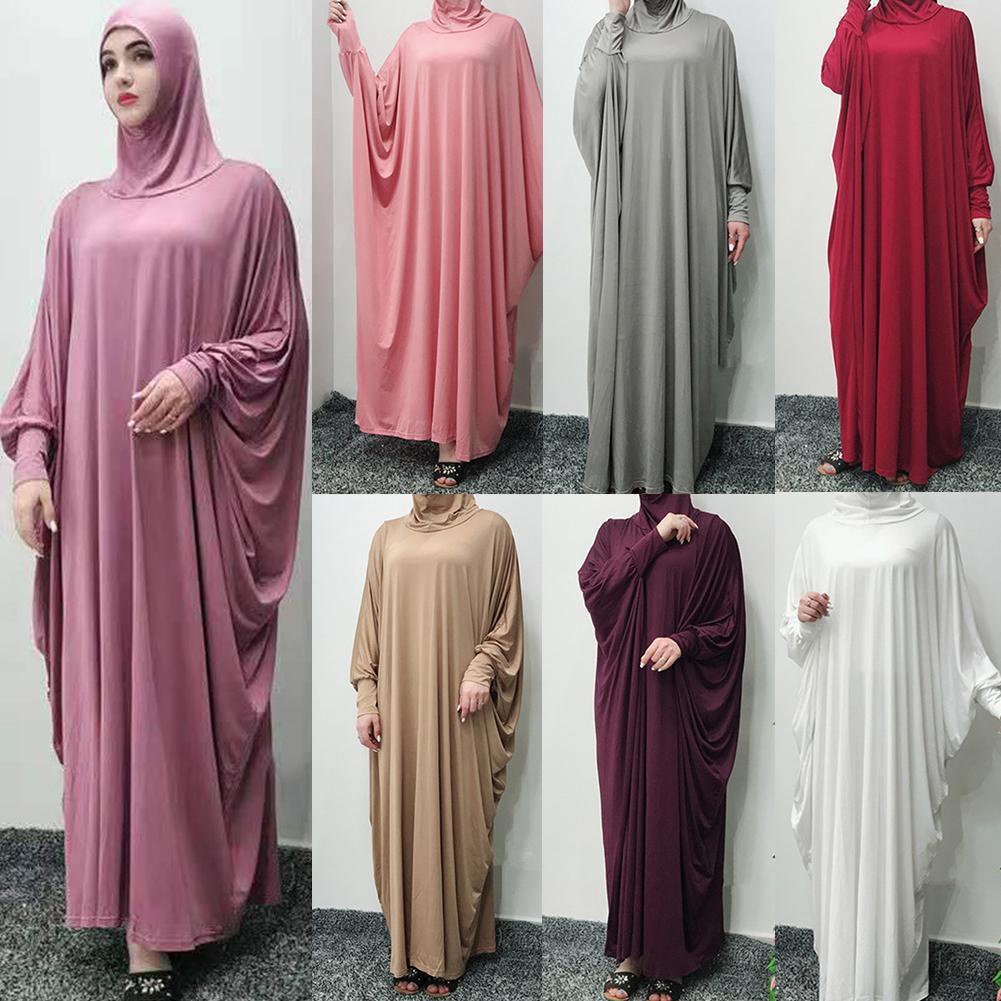 Eid Hooded Muslim Women Hijabs Dress Prayer Garment Ramadan Eid Prayer Clothes Hijab Full Cover