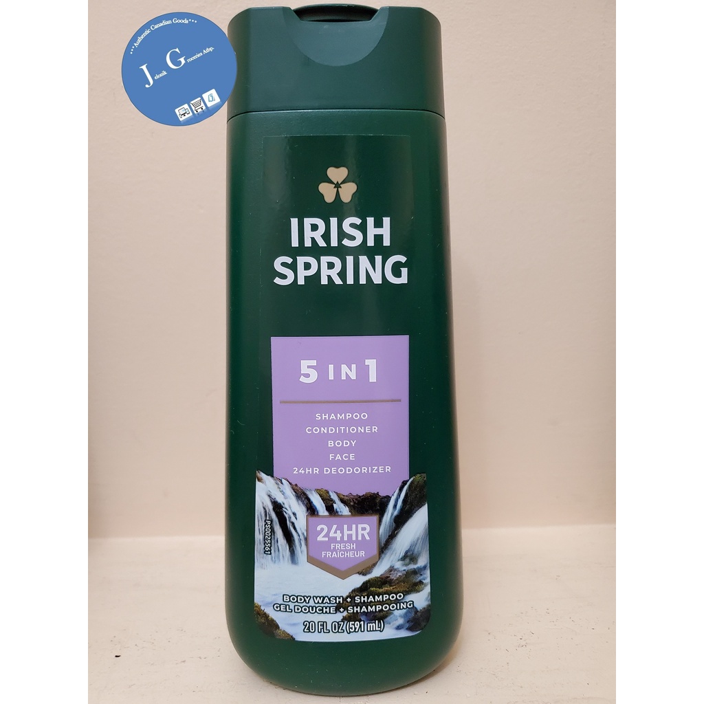 Irish Spring Body Face Wash 591ml NEW PACKAGING BIGGER SIZE