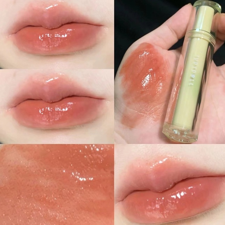 COD CAPPUVINI Crystal Mirror Lip Gloss Nude Non Stick Cup Lip Tint Long