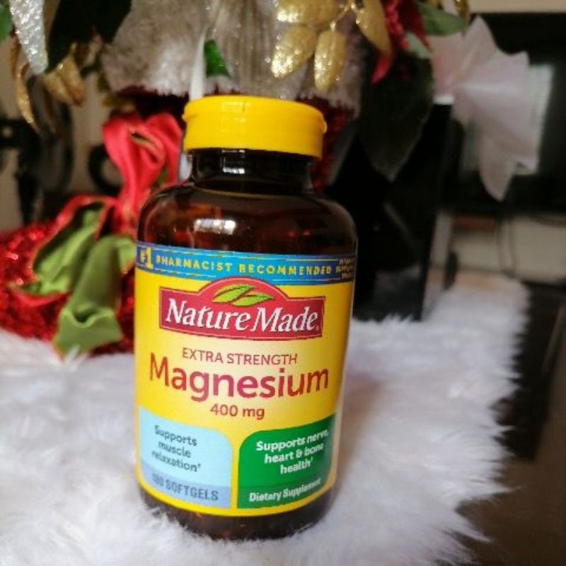 Nature Made Extra Strength Magnesium Mg Softgels Shopee