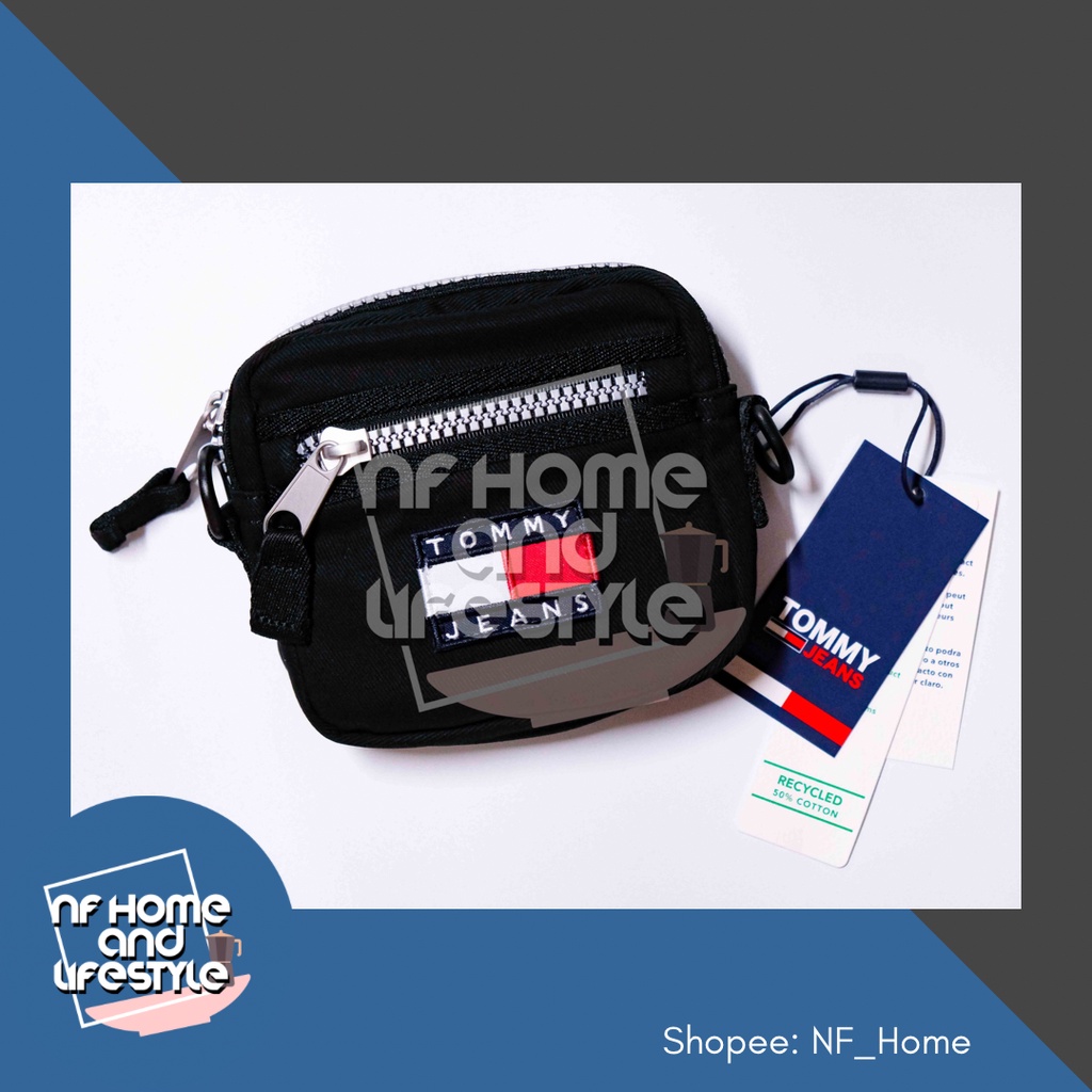 Original Tommy Hilfiger Tjm Heritage Reporter Sling Bag Shopee