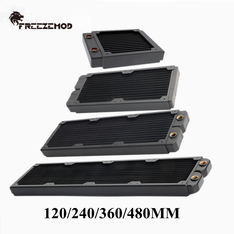 Freezemod Mm Thick Copper Single Row Radiator Pc Water Cooling Liquid