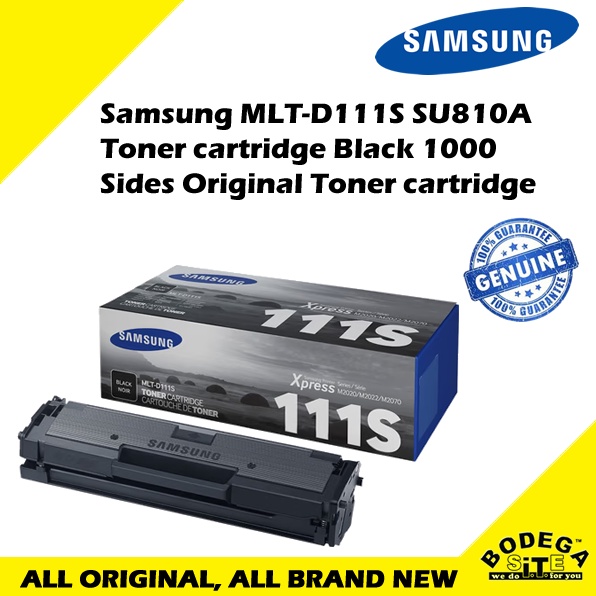 Samsung Mlt D S Su A Toner Cartridge Black Sides Original