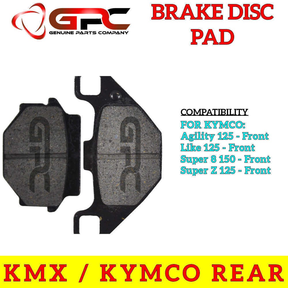 Gpc Brake Pads For Kmx Front Kymco Scooters Like Super Z