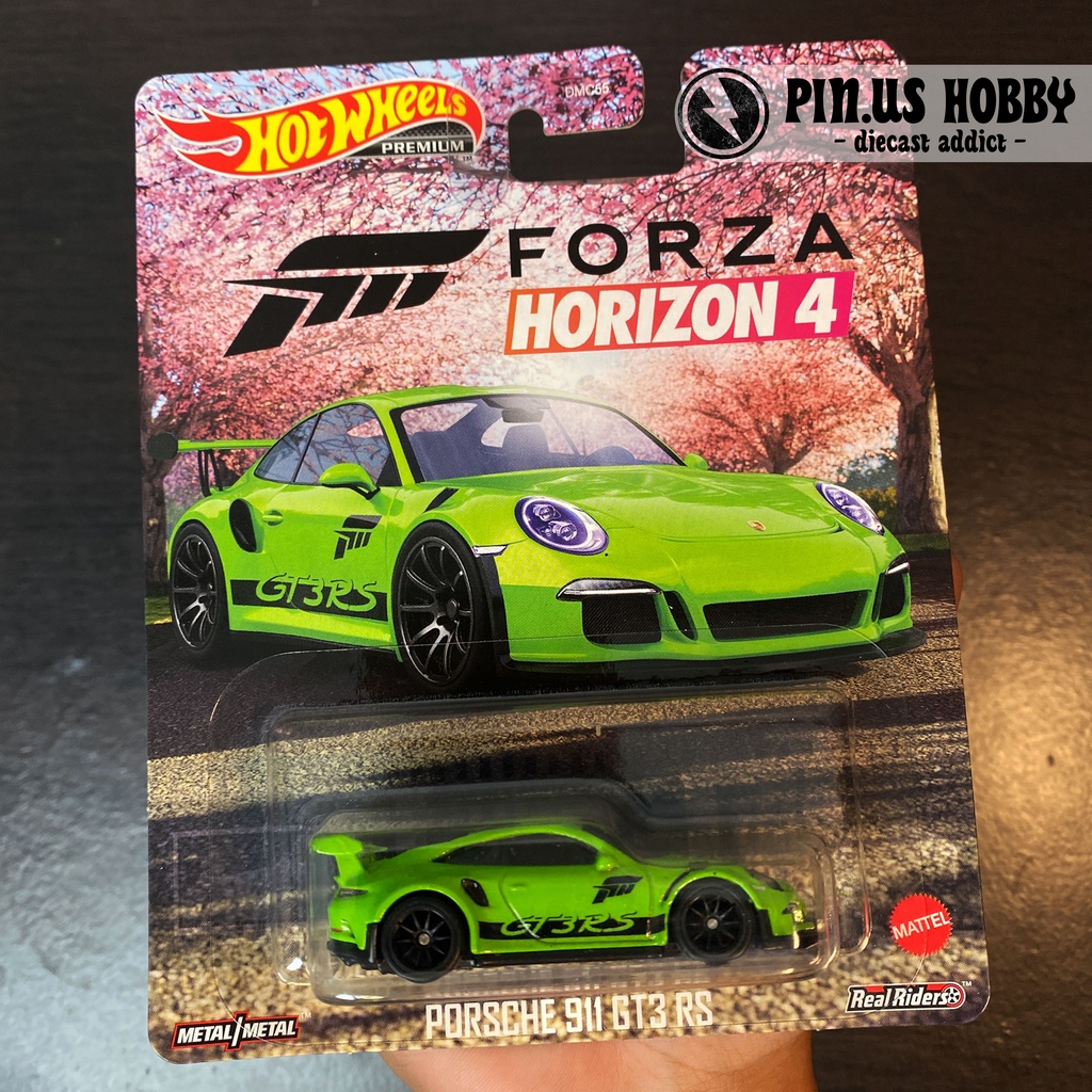 Hotwheels PREMIUM PORSCHE 911 GT3 RS FORZA HORIZON SERIES ORIGINAL