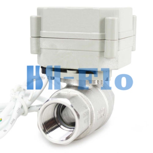 Hsh Flo Dn Way Ss Motorized Ball Valve Npt Bsp Cr Ac