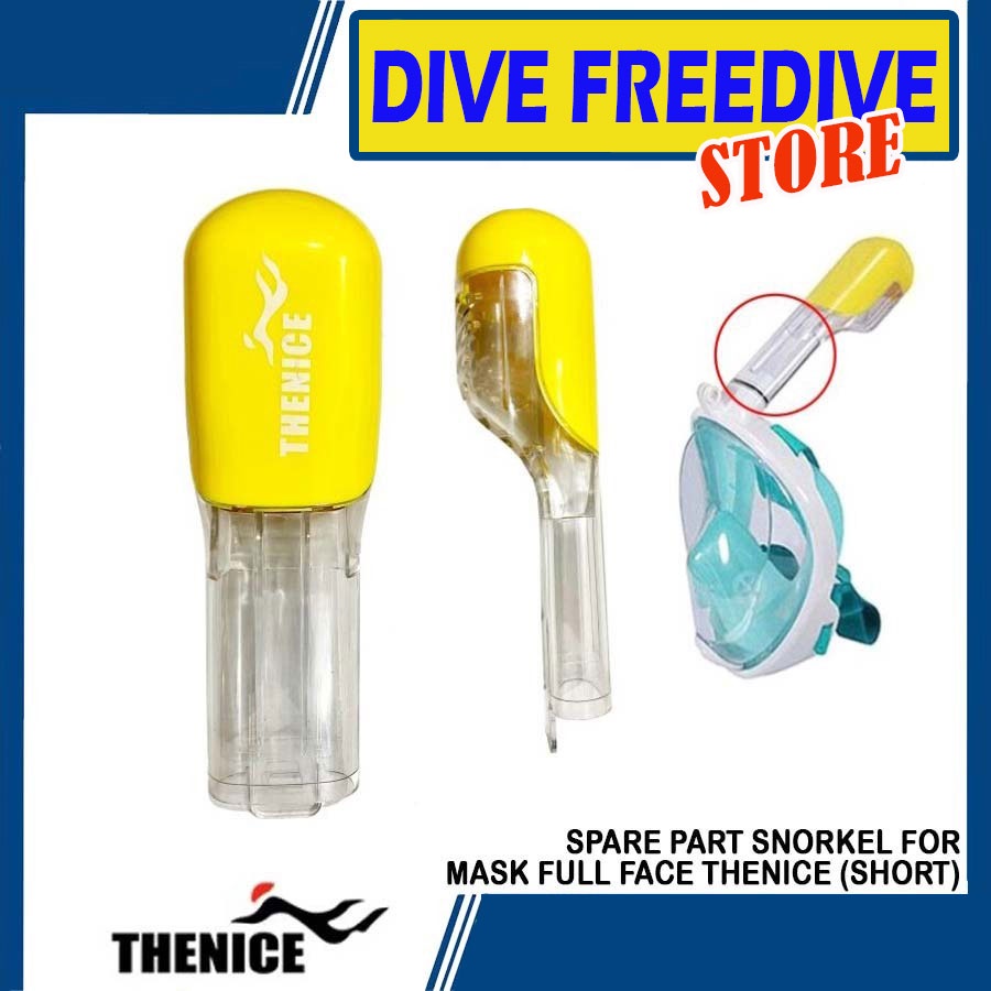 Spare Part Top Snorkel Tube Mask Full Face Thenice Snorkeling Diving