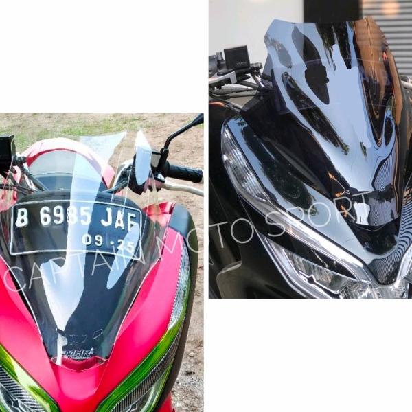 LOKAL Windshield Mhr Honda Pcx 150 New Local Visor Honda Pcx New