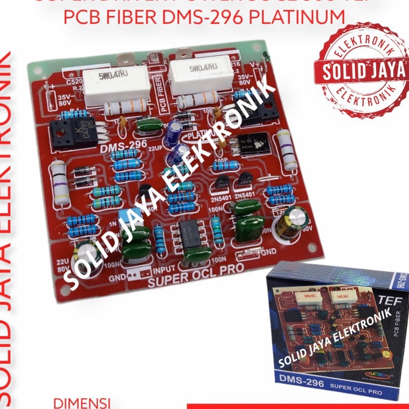 Power DRIVER KIT SUPER OCL 506 PRO DMS 296 DMS296 DMS 296 POWER AMPLI