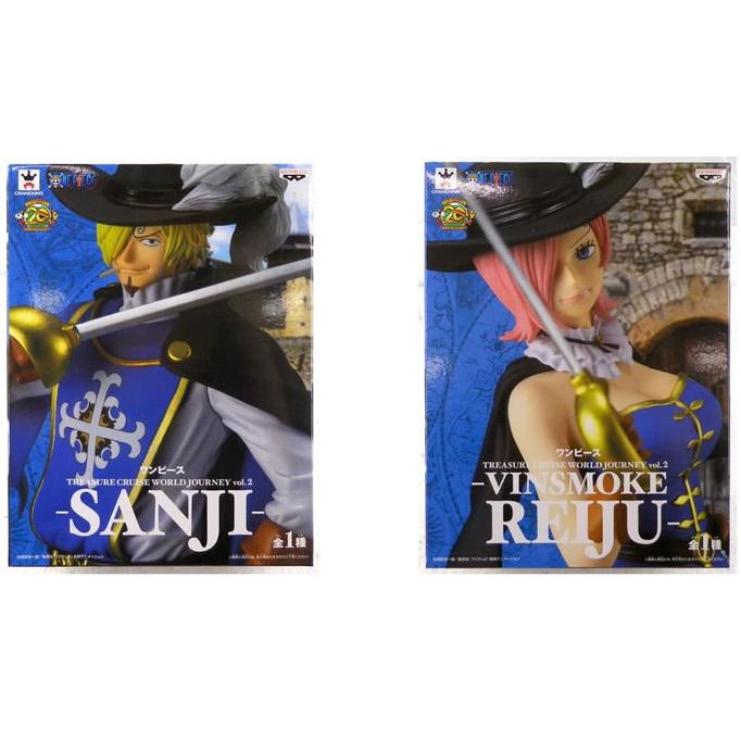 One PIECE TREASURE CRUISE WORLD JOURNEY Vol 2 VINSMOKE REIJU SANJI SET