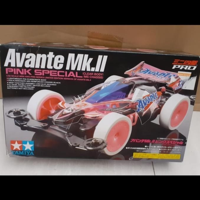 Tamiya Mini 4WD 1 32 95061 AVANTE MK II PINK SPECIAL MS CHASSIS