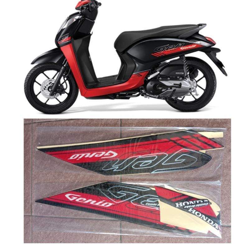 Honda Genio Cbs 2022 Striping Sticker Shopee Philippines