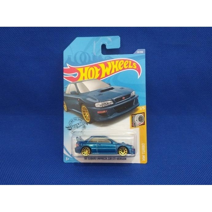 Hot Wheels Subaru Impreza B Sti Version Blue Shopee Philippines