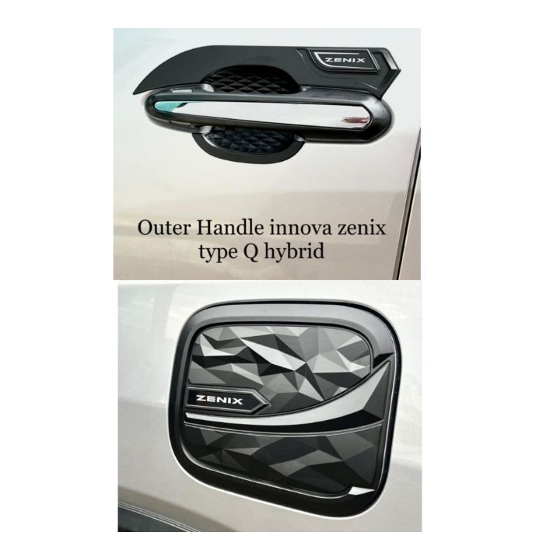 HITAM Package Handle Outer Tank Cover Black Doff Innova Zenix Type Q