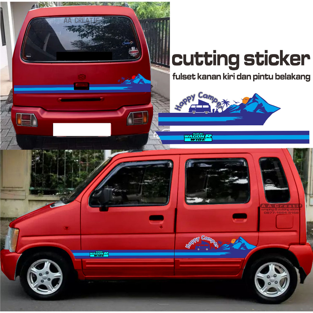 Cutting Sticker Karimun Campervan Theme Box Price Includes Right Left