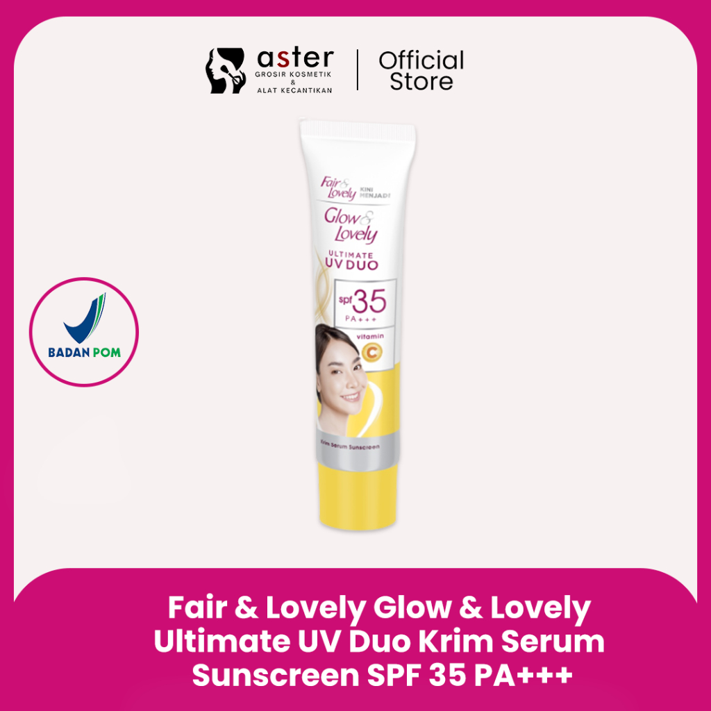 Aster Cosmetics Fair Lovely Glow Lovely Ultimate Uv Duo Cream