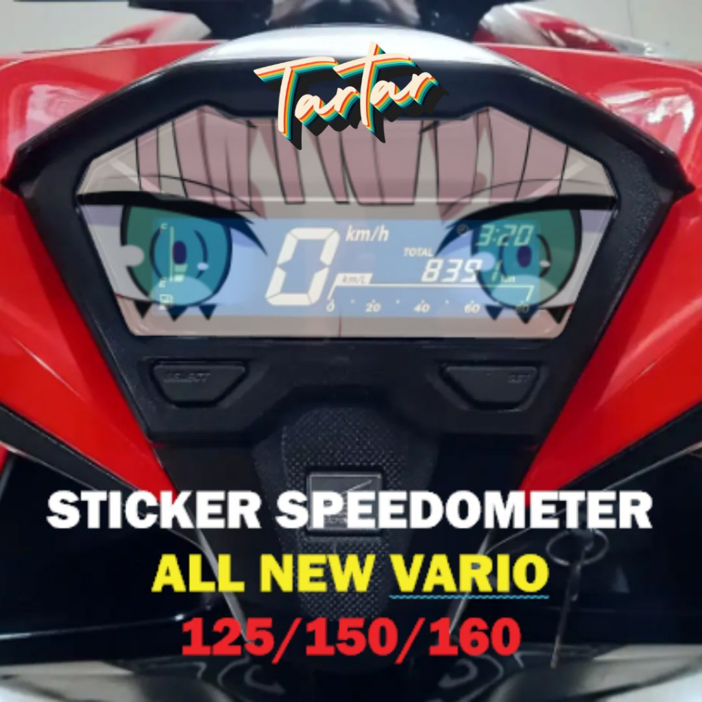 Sticker Sticker Spido Speedometer Transparent Anime All New Vario