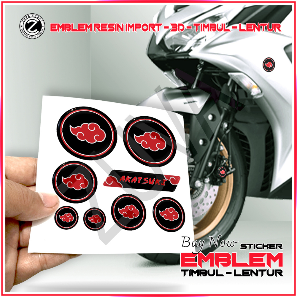 Motorcycle Stickers 1pack Motorcycle Stickers NARUTO AKATSUKI SERIAL