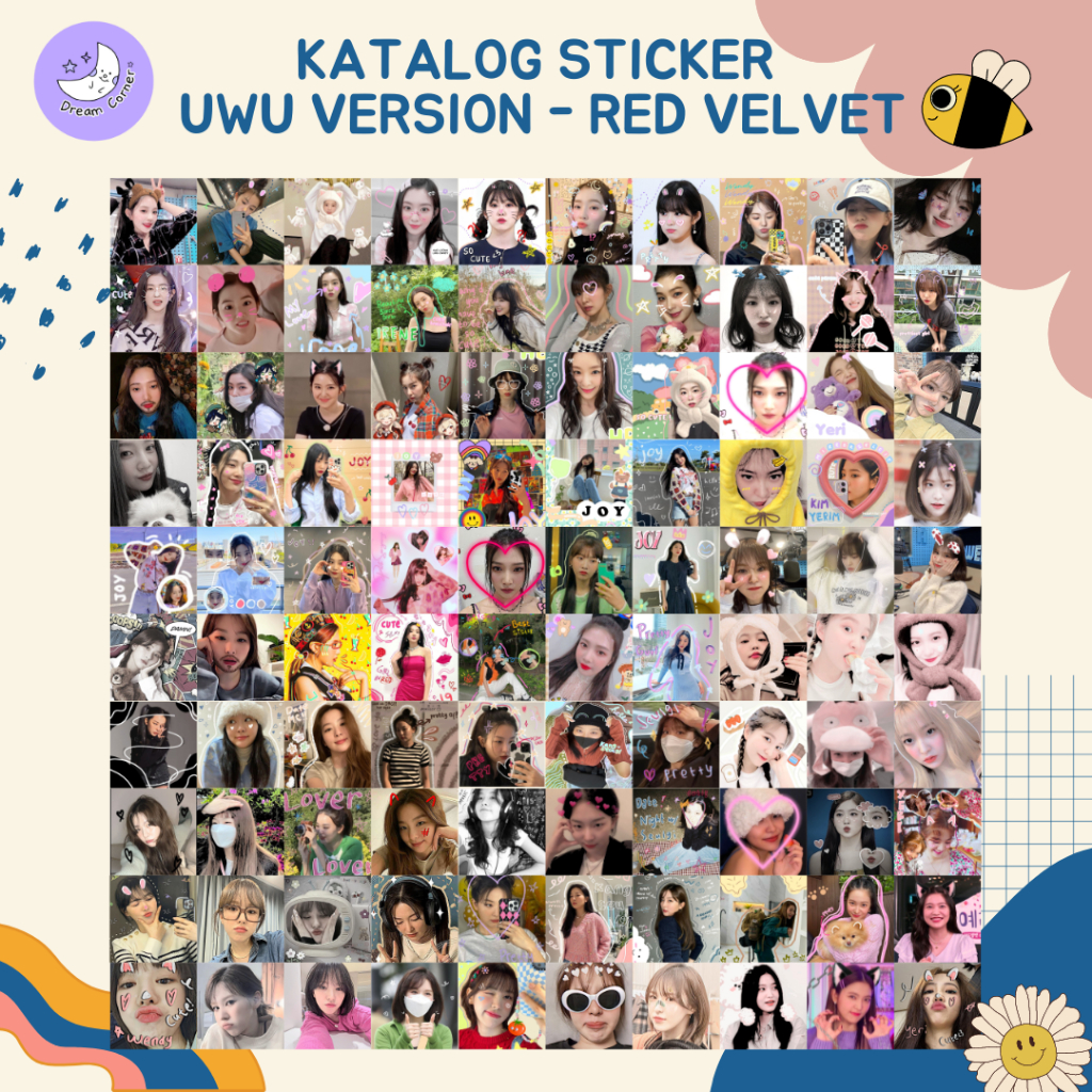 Contents 102 Stickers Freebies Uwu Version KPOP BTS ZB1 SUPER