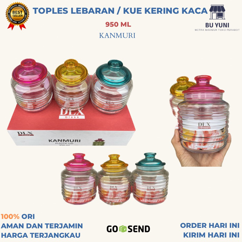 Ml Airtight Glass Cookie Jar Dlx Glass Eid Jar Shopee Philippines