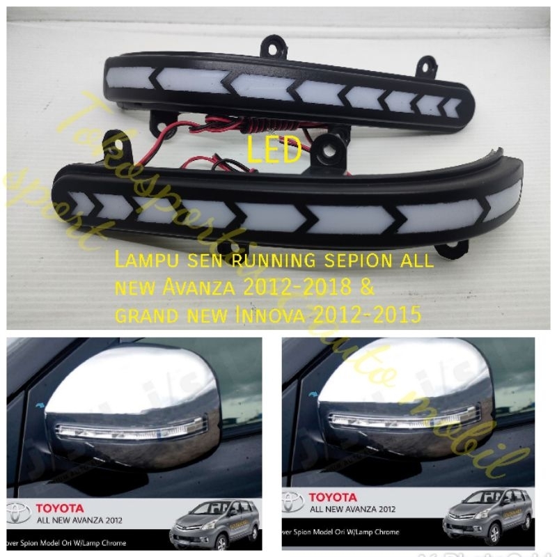 Turn Signal Sen Sepion Led Running Lamp Toyota All New Avanza