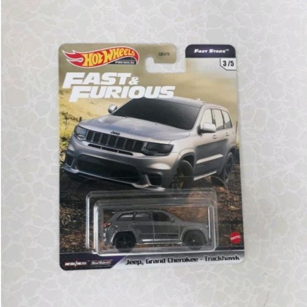 Hotwheels Premium Fast Furious Jeep Grand Cherokee Trackhawk Shopee