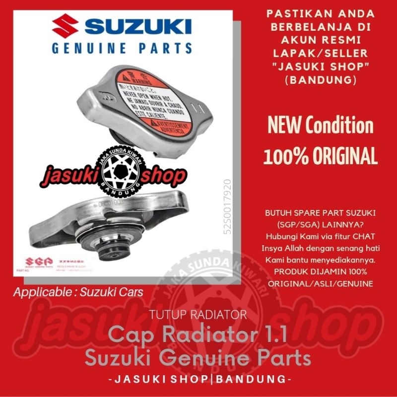 Radiator Cap Cap Suzuki New Carry Karimun Antem Original Ori Sgp