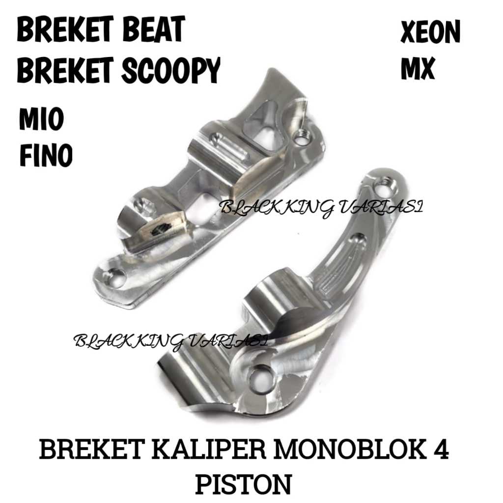 Monoblock Caliper Bracket 4 Piston Beat Mio Mirrorless Vario Fino Xeon