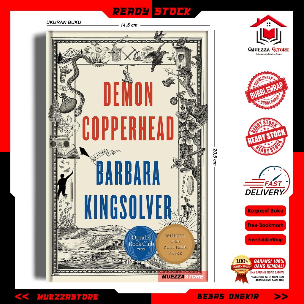 Demon Copperhead By Barbara Kingsolver English Indonesia Shopee