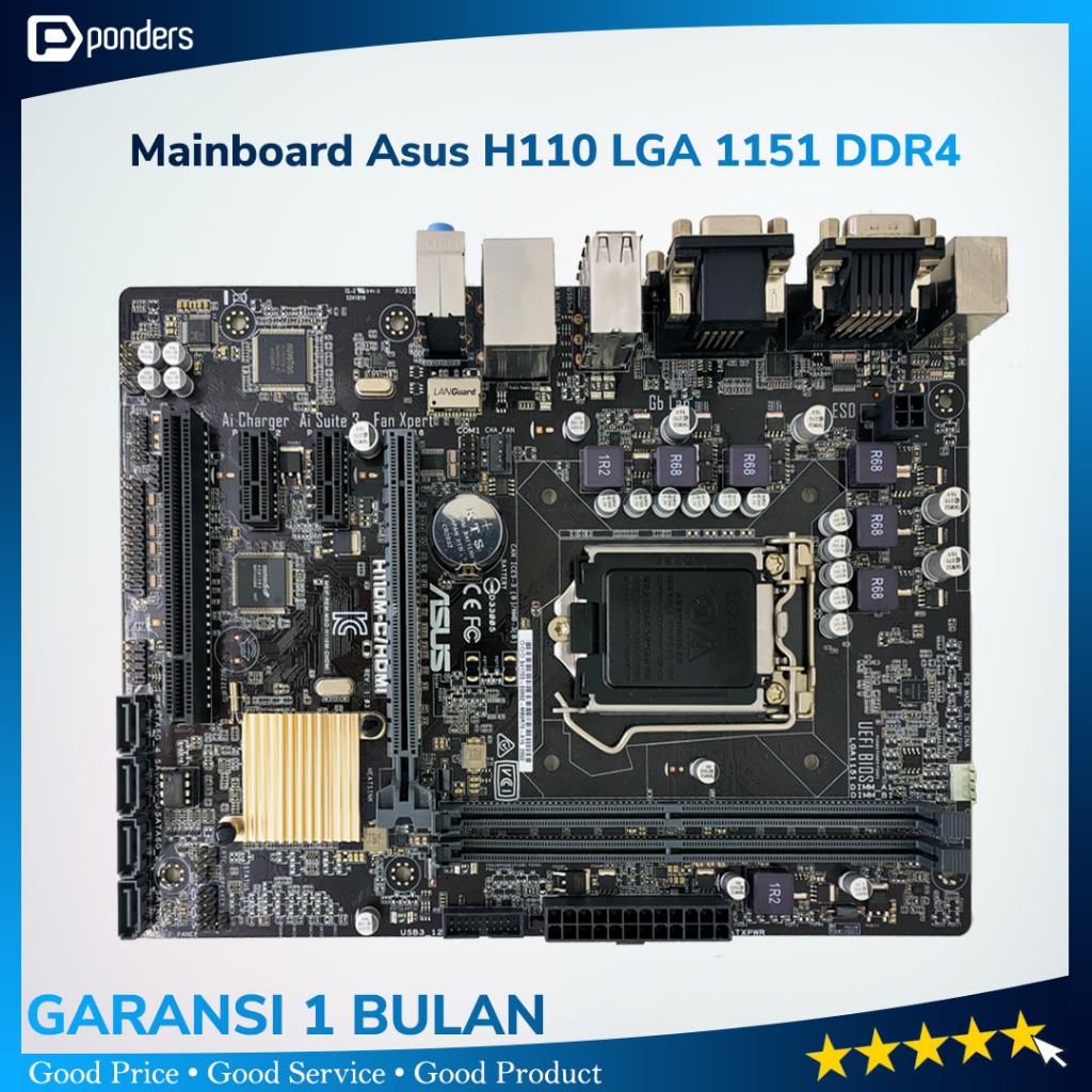 Mainboard H Asus Lga Vga Onboard Ddr Shopee Philippines