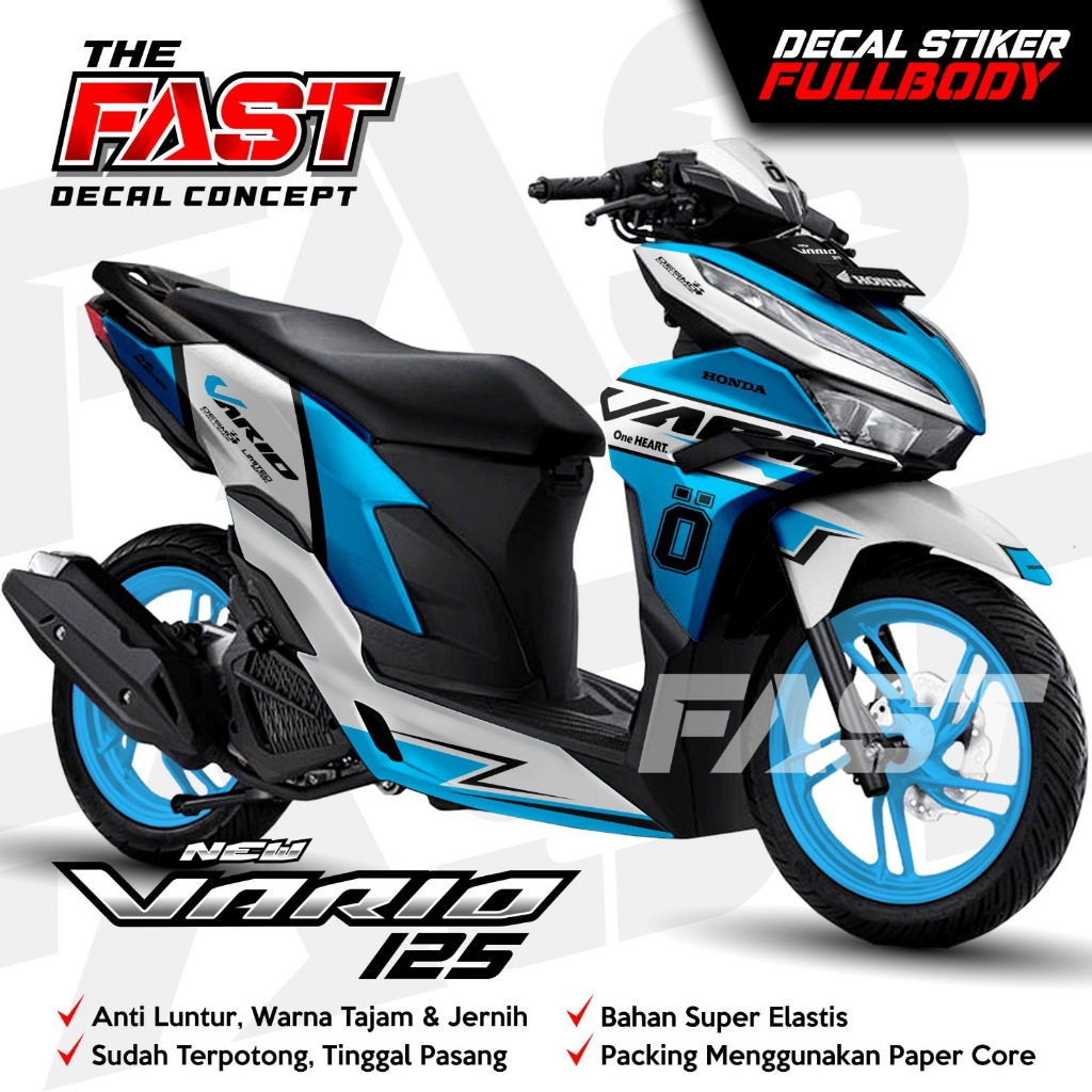 Decal Sticker Honda Vario 125 New Fullbody Ohlins Simple Newest