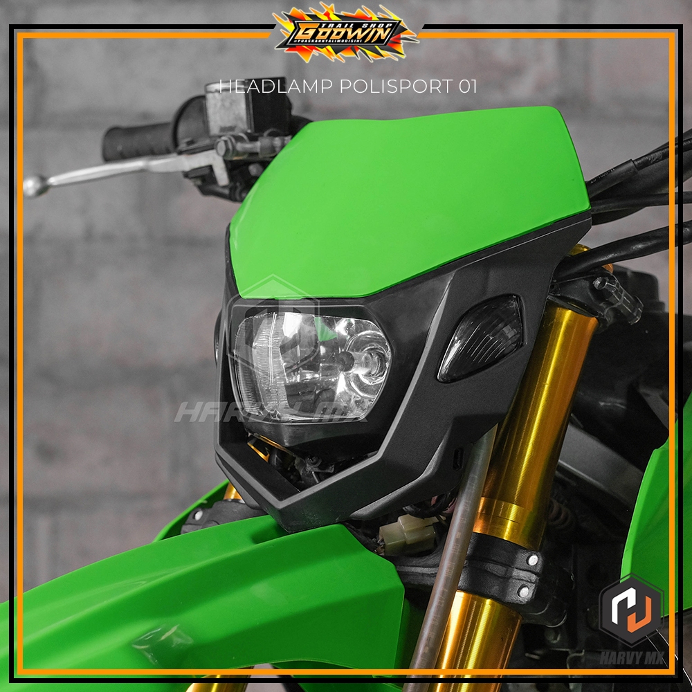 Reflector Headlamp Shell Headlight Polisport Klx Bigfoot