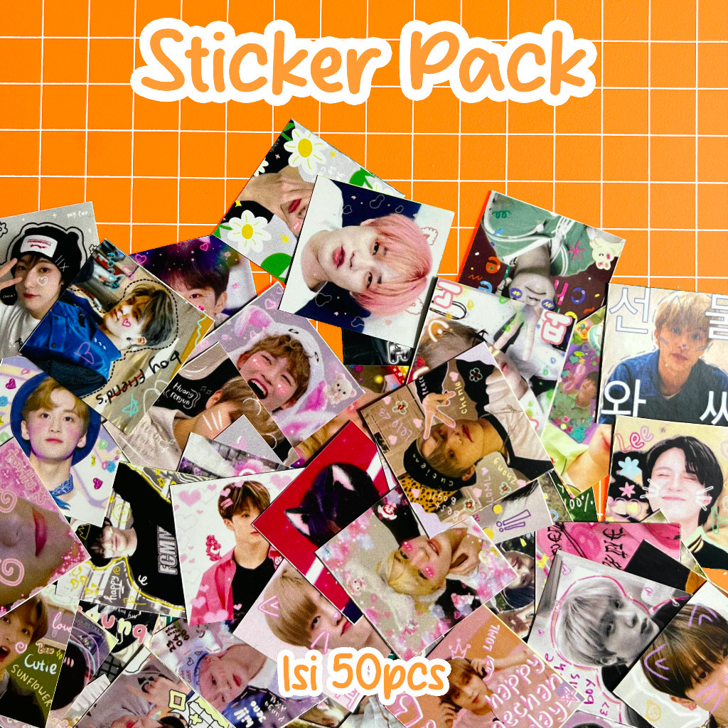 Contents 50pcs Sticker Sticker Kpop Deco Freebies Cute Sellkor Mail