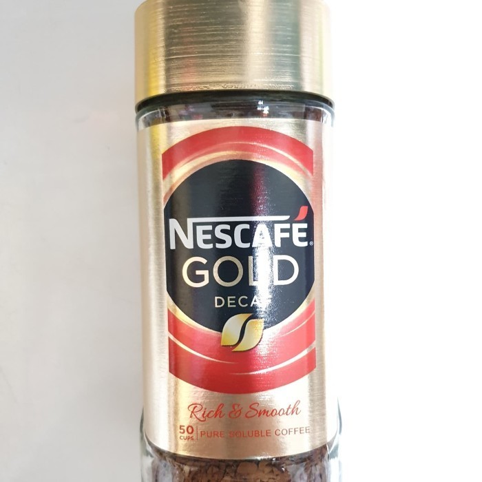 Nescafe Gold Decaf Rich Smooth 100gr Nestle Jar 50 Cup Korean Coffee